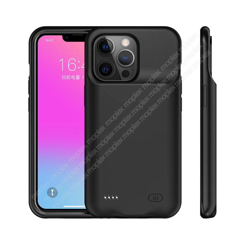 6800mAh Battery Case smart For iPhone 12/13/14/15 Pro Power Bank Charging Cover