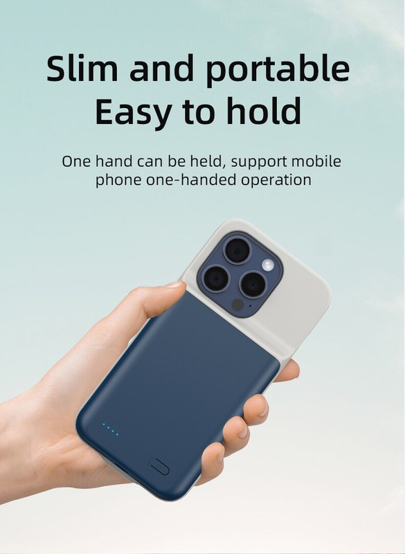External Battery Charger Case Power Bank Charging Cover For iPhone 15 14 X 8 7 6 gallery