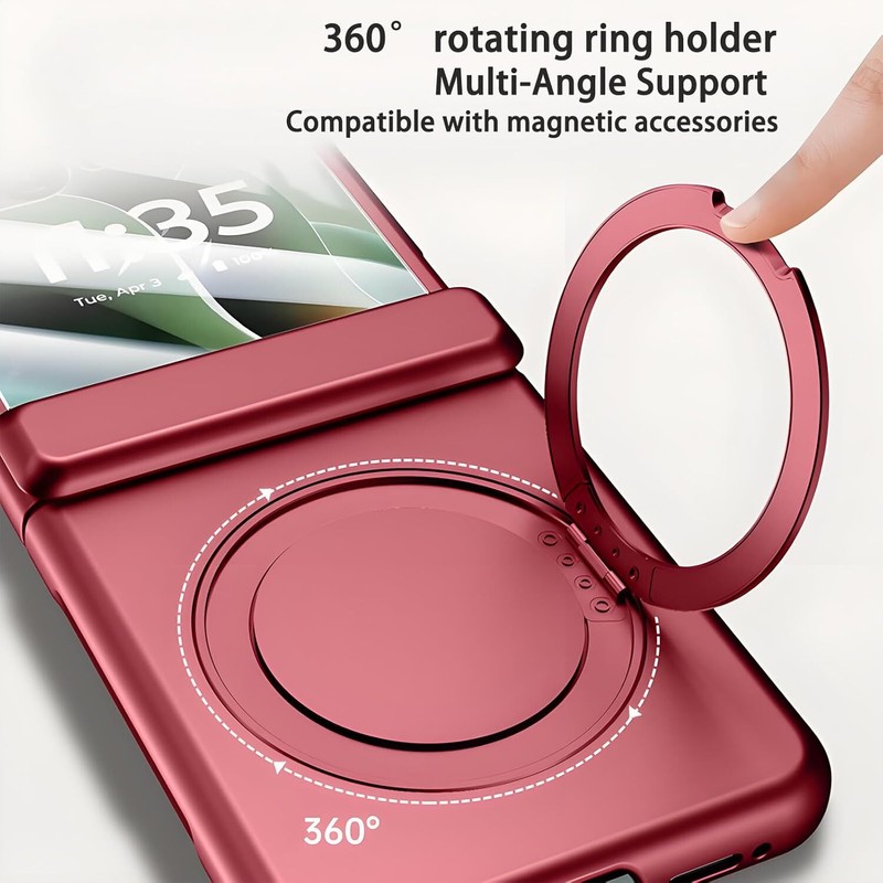 For Motorola Razr Ultra 2025/Razr 2024 Magnetic Hinge Case with Screen Protector gallery