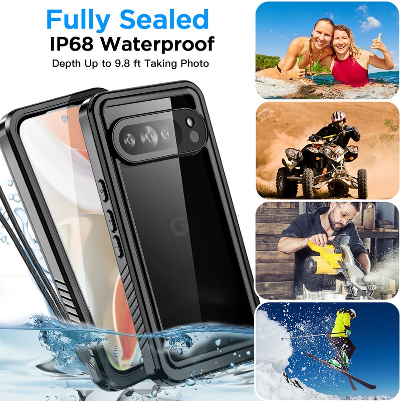 For Google Pixel 9 Pro/Pixel 9 Pro XL Waterproof Case Shockproof Full Body Cover gallery