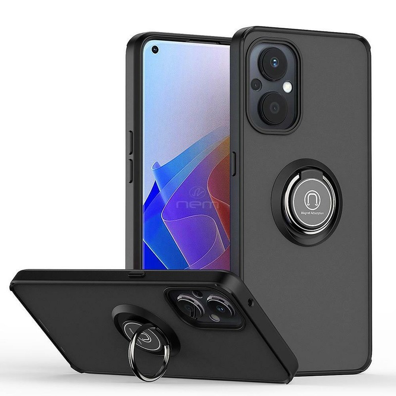 For OnePlus Nord N20 5G Full Body Shockproof Ring Phone Case / Screen Protector