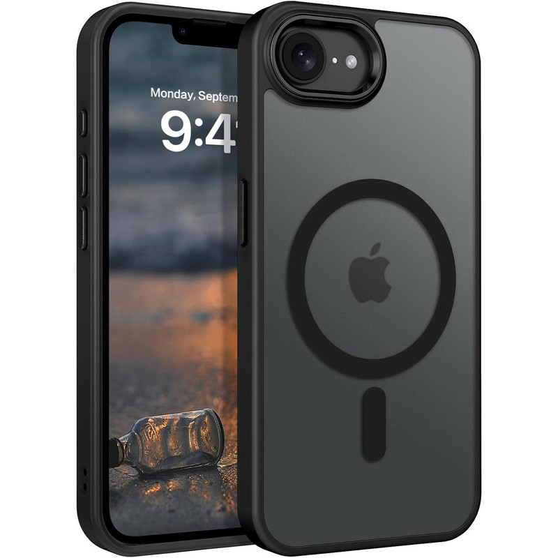 For iPhone 16e Phone Case Magnetic Translucent Slim Shockproof Cover