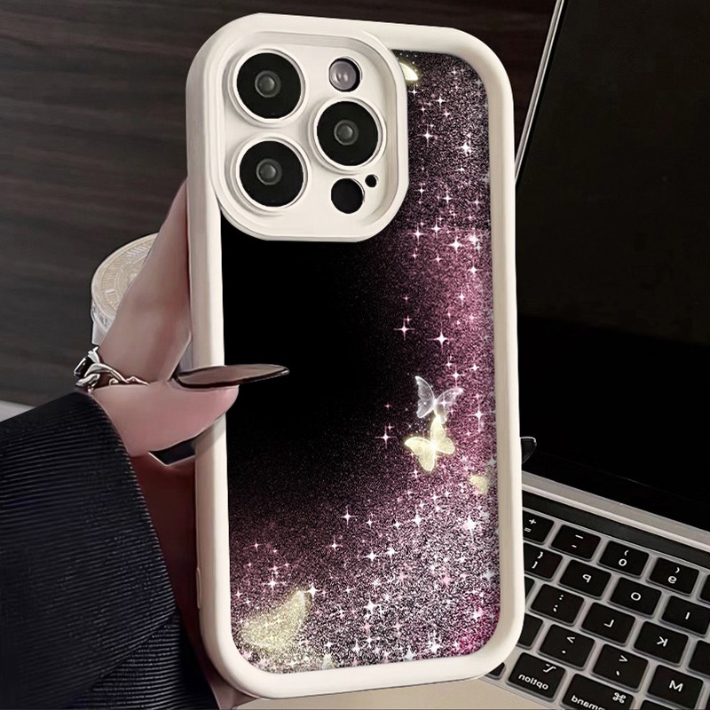 Starry Sky Butterfly Case For Motorola E13/E14/E15/G15/G84/G85/G86 Phone Cover gallery