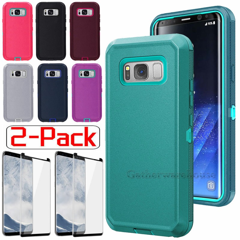 For Samsung Galaxy S8/S8 Plus S9+ Case Shockproof Cover / Glass Screen Protector