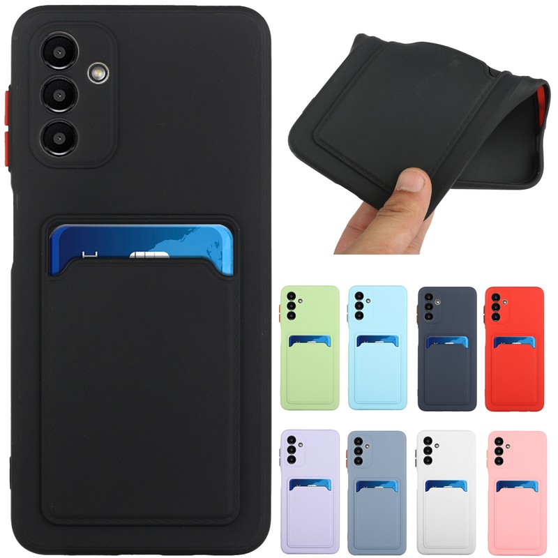 For Samsung Galaxy A13 A14 5G A53 A12 A32 A52 Shockproof Card Rubber Case Cover