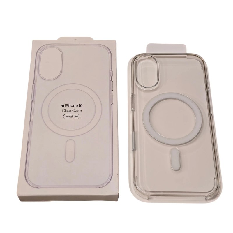 Genuine Apple Clear Case with MagSafe for iPhone 16 – Open-Box
