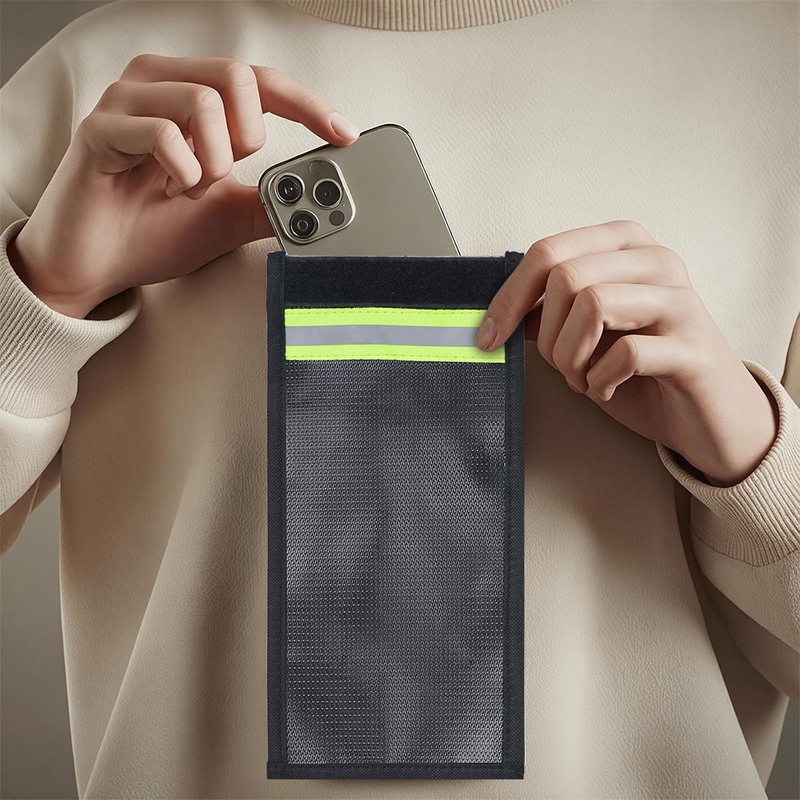 Faraday Bag Cell Phone Signal Blocking Shielding Pouch Anti-Tracking Case Cover gallery