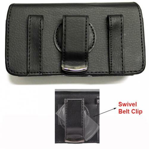 CASE BELT CLIP LEATHER SWIVEL HOLSTER LOOPS COVER POUCH CARRY for CELL PHONES gallery