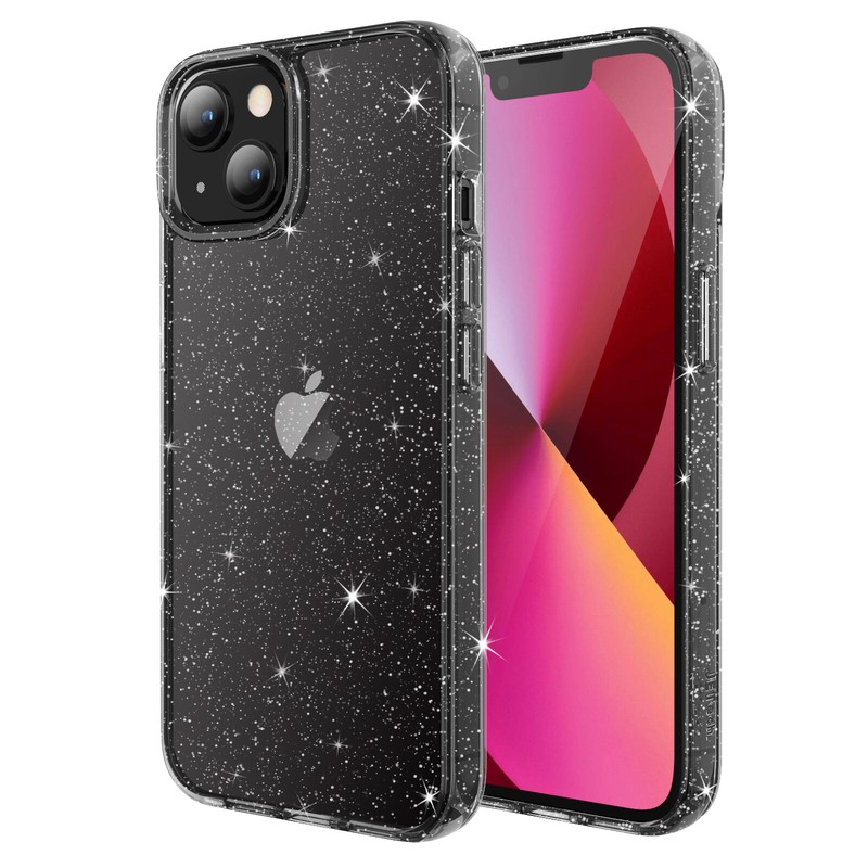JETech Glitter Case for iPhone 13 6.1-Inch, Bling Sparkle Bumper Cover