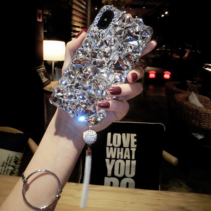 Diamond Crystal Rhinestone Glitter Handmade Protective Phone Clear Case Cover