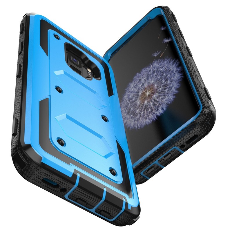 For Samsung Galaxy S9 Case with Screen Protector [Built-in Belt Clip] Heavy Duty gallery