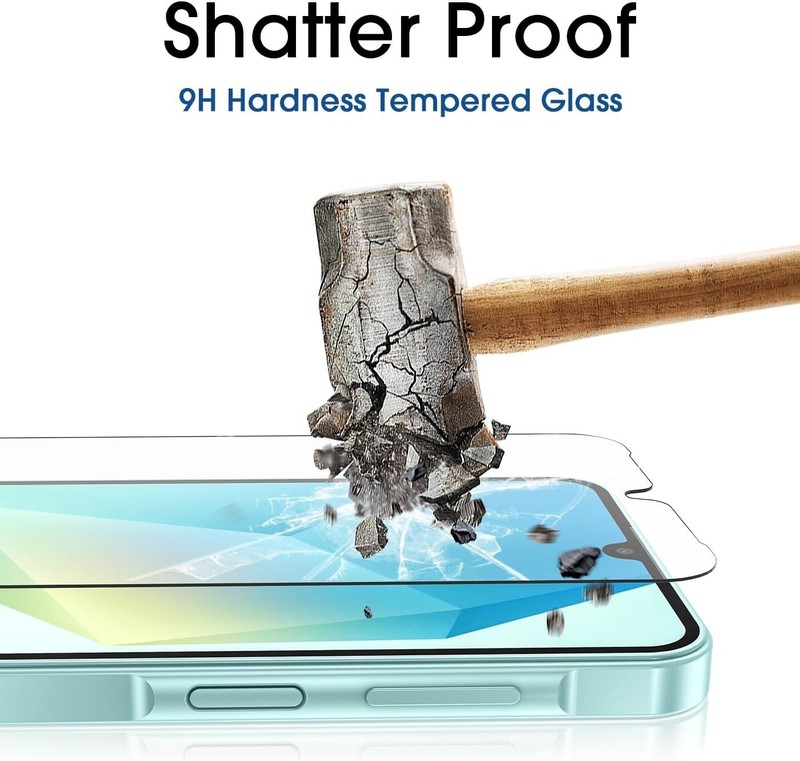 For Samsung Galaxy A16 5G Soft Silicone Case Phone Cover + Tempered Glass gallery