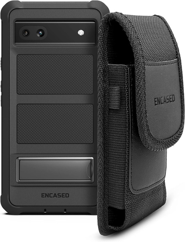 Belt Case for Google Pixel 6A (2-In-1) Protective Kickstand Case with Phone Hols