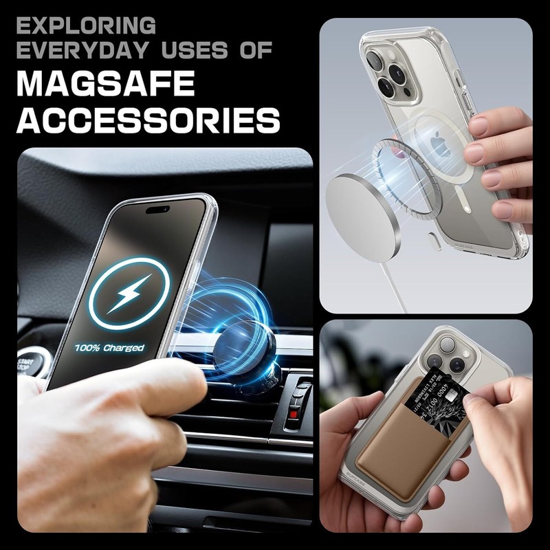SUPCASE iPhone 15 ProMax MagSafe Case Non-Yellowing Scratch-Resistant Back Cover gallery