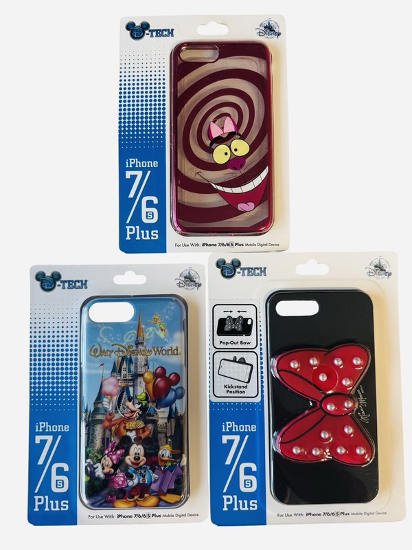 Lot Of 3 D-Tech Case Disney Parks iPhone Case – 7/6S Plus Iphone New(Sealed)