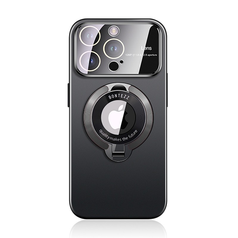 For iPhone 17 Pro Max 16 15 14 13 Mag safe Magnetic Ring Stand Holder Matte Case
