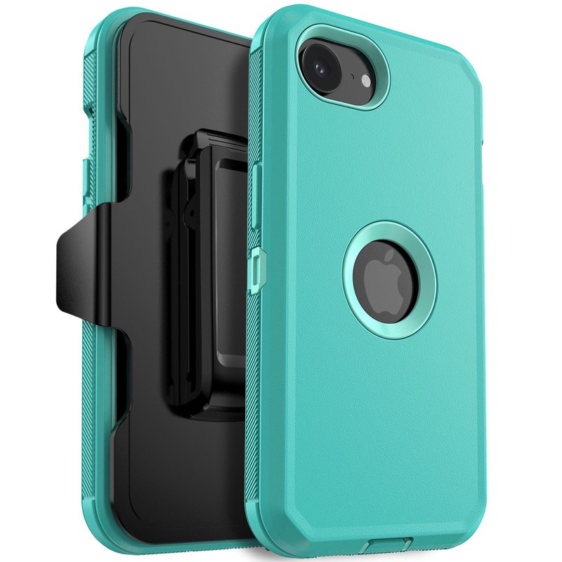 For iPhone 17e 17 Pro Max Air Case, Heavy Duty Rugged 3-Layer Cover / Belt Clip gallery