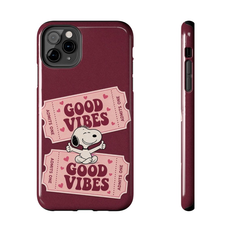 Snoopy Good Vibes Tickets Phone Case