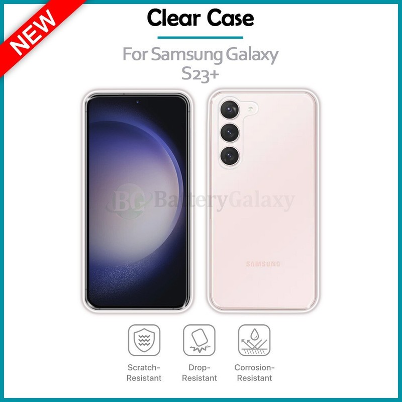 Ultra Slim Protector Shockproof Phone Case CLEAR for Samsung Galaxy S23+ Plus