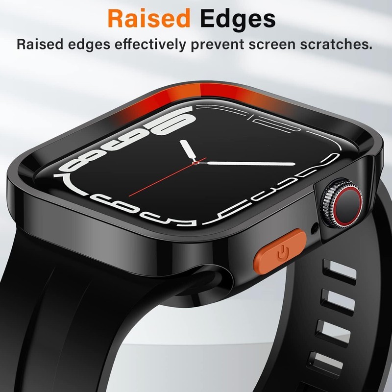 Rugged Case For Apple Watch Series 9/8/7/6/5/4/SE/Ultra 2 TPU Shockproof Bumper gallery