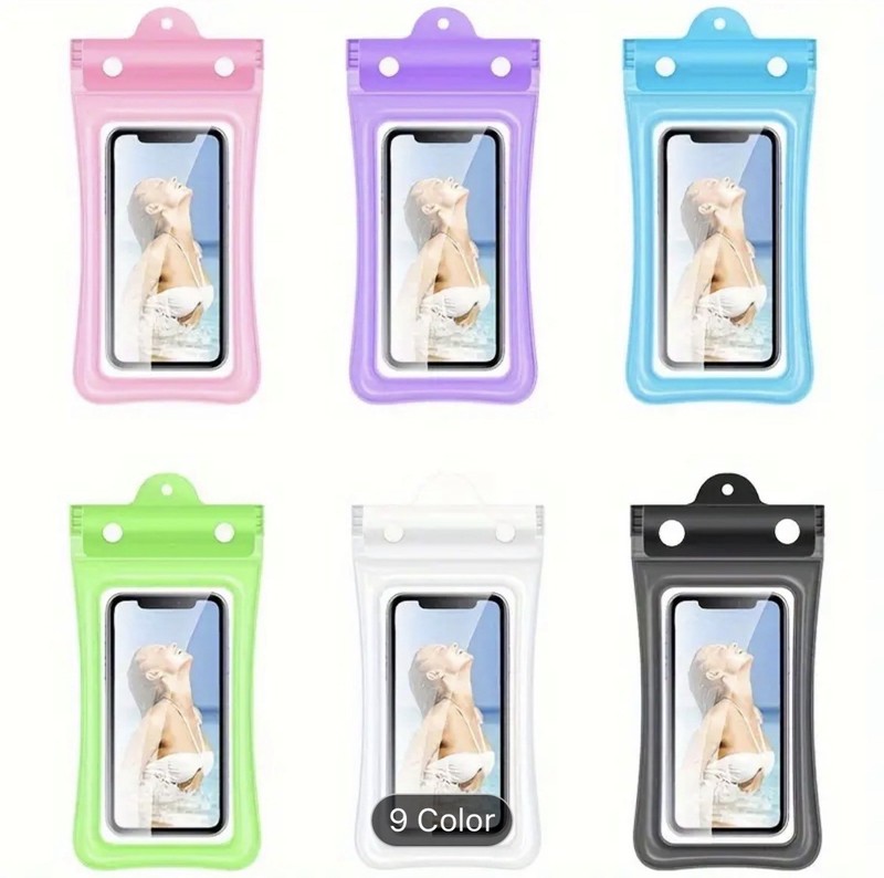 10 Pack FLOATING Waterproof Cell Phone Pouch – Choose any colors!