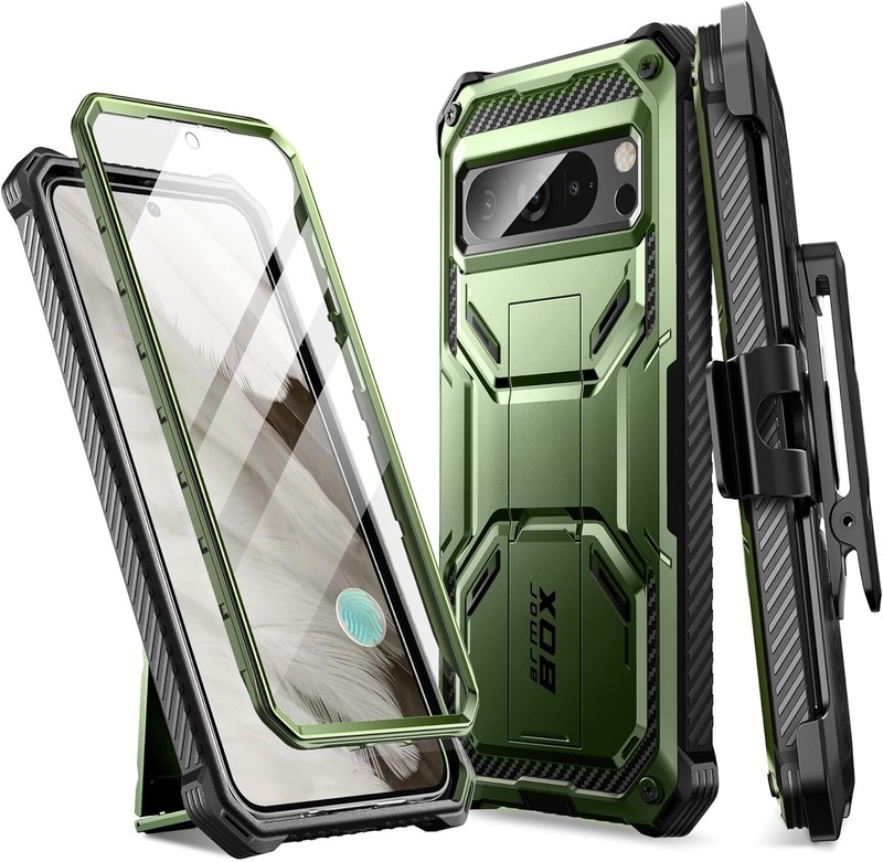 For Google Pixel 8 Pro, i-Blason Armorbox Case Full-Body Anti-Slip Bumper Cover