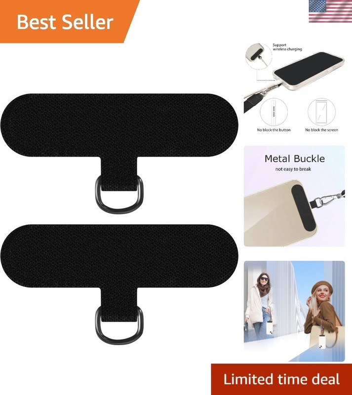 Stylish Crossbody Phone Lanyard – Durable Nylon Tether Clip for Smartphones