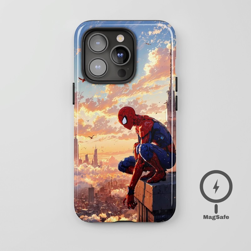 iPhone 17 Tough Case MagSafe Case For Apple iPhone 14-17 Series Superhero Case