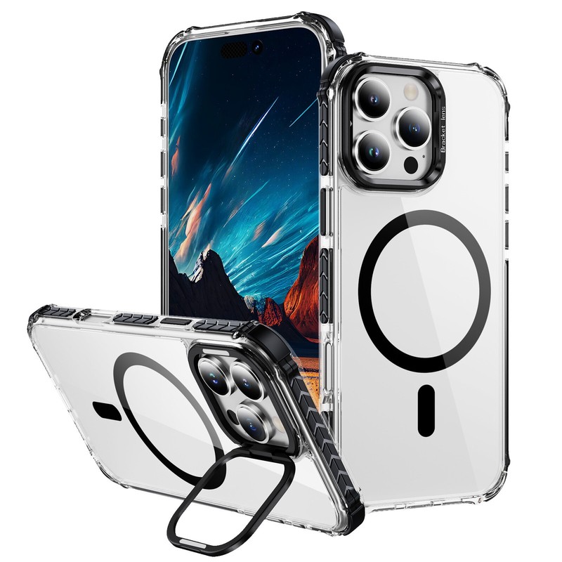 Shockproof Camera Stand Mag Safe Slim Case For iPhone 17 Pro Max 16 15 14 13 12