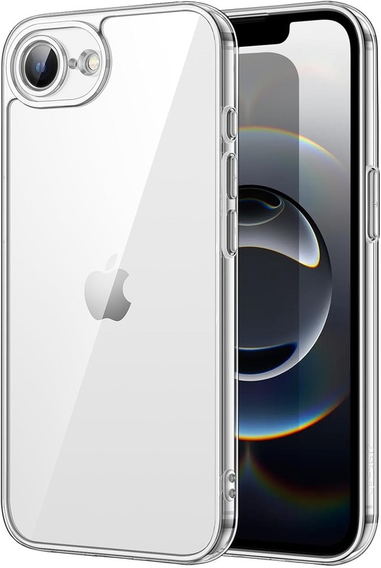 JETech Case for iPhone 16e 6.1-Inch 2025, Non-Yellowing Shockproof Clear