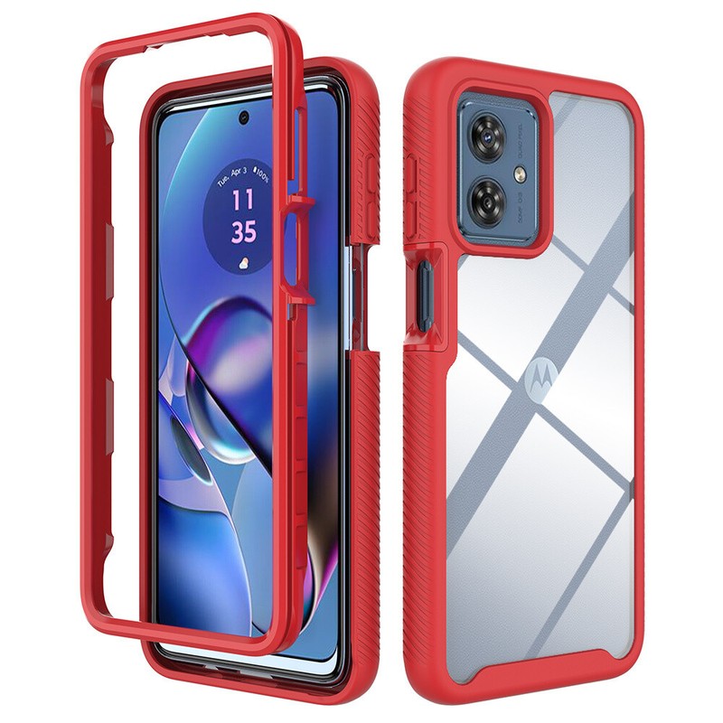 For Moto G35 G55 G14 G54 G84 G53 G62 G30 G10 Edge40 Heavy Duty Armor Case Cover