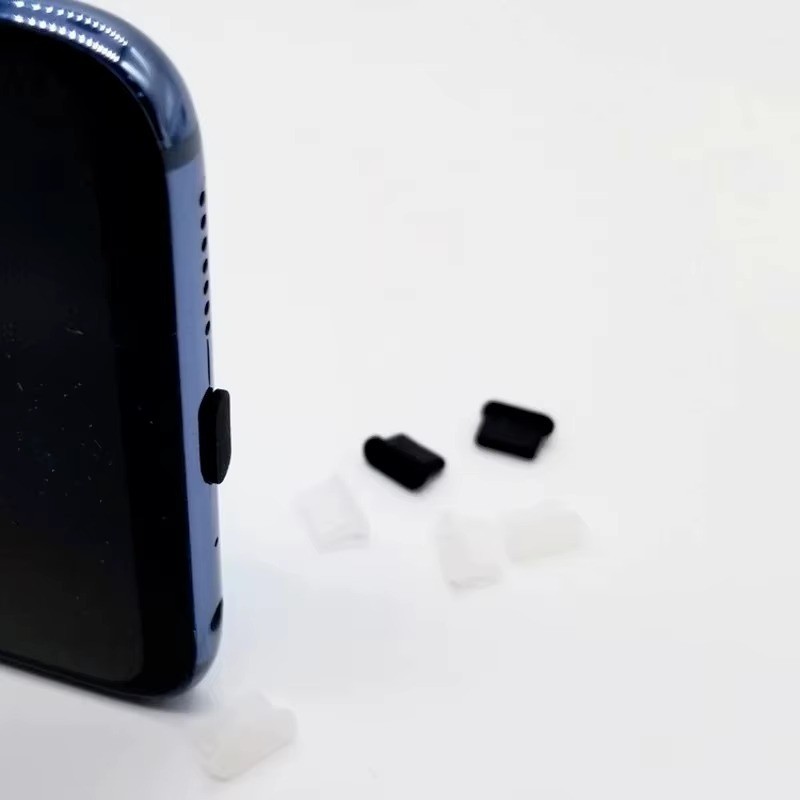 10X Type-C Dust Plug USB Charging Port Protector Silicone Cover for Smart Phone* gallery
