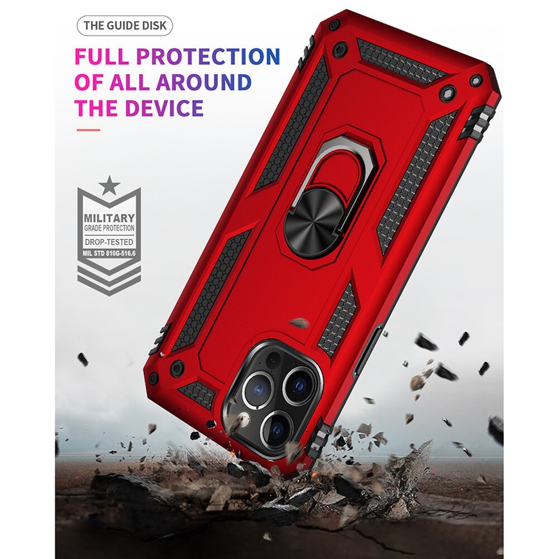 10X Wholesale Bulk Shockproof Ring Case Rugged Cover Lot For iPhone 12 Pro Max gallery