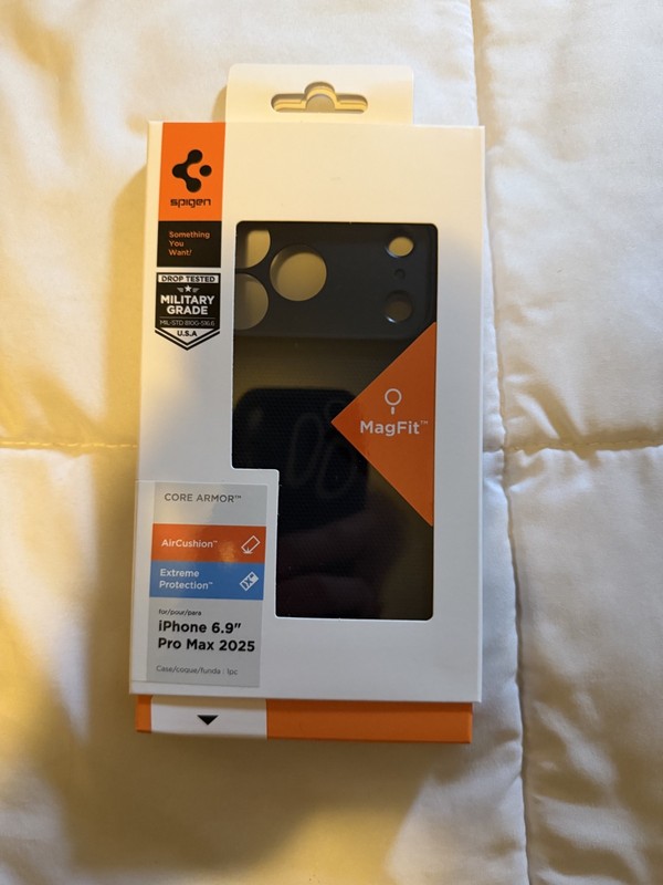 Spigen Core Armor MagFit Case for iPhone 17 Pro Max ACS09596 Black Brand NEW