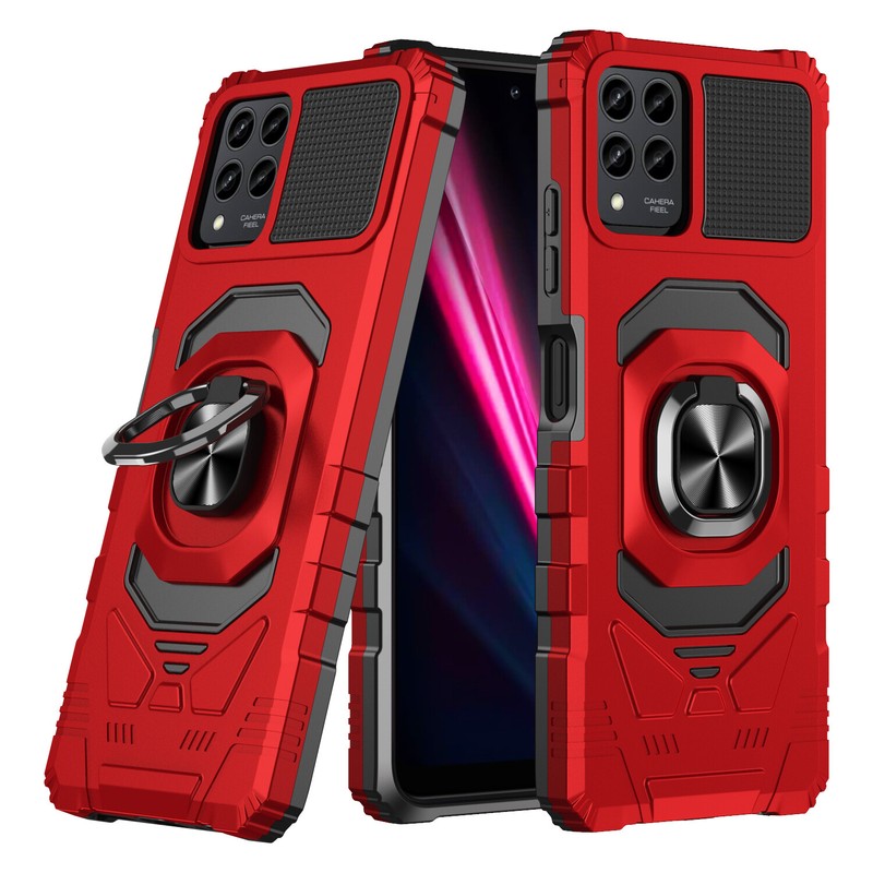 For T-Mobile Revvl 6/6 Pro 5G Case Shockproof Stand Cover +Tempered Glass + Gift gallery