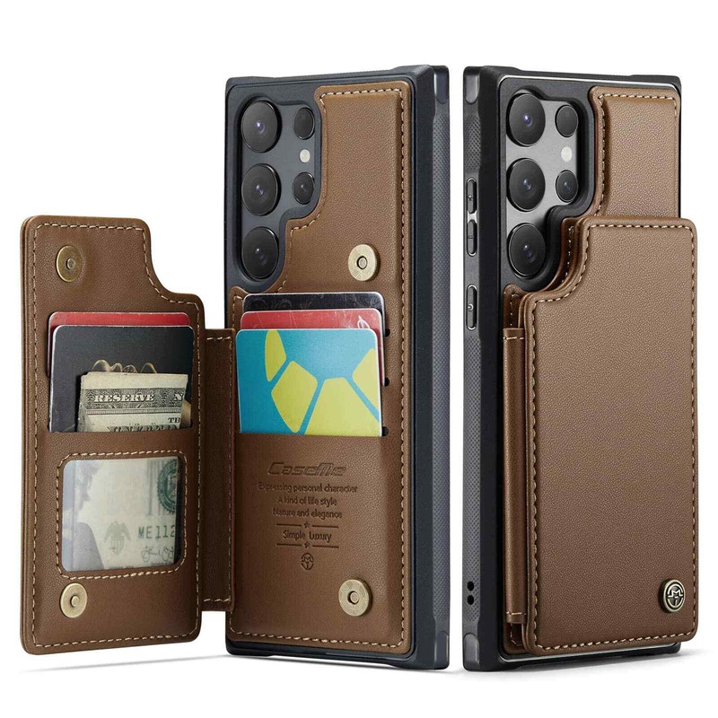 For Samsung Galaxy S25 S25+ S25 Ultra Wallet Case with Card Holder for Women Men
