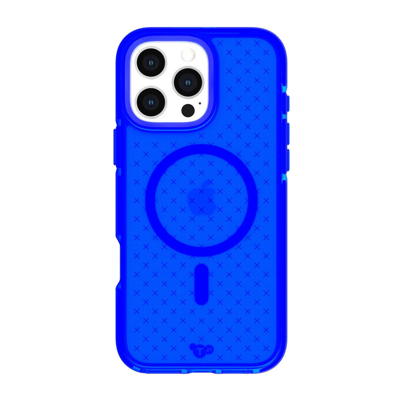 Tech21 Evo Check Case with MagSafe for iPhone 16 Pro Max 6.9″ Blue – T21-11025