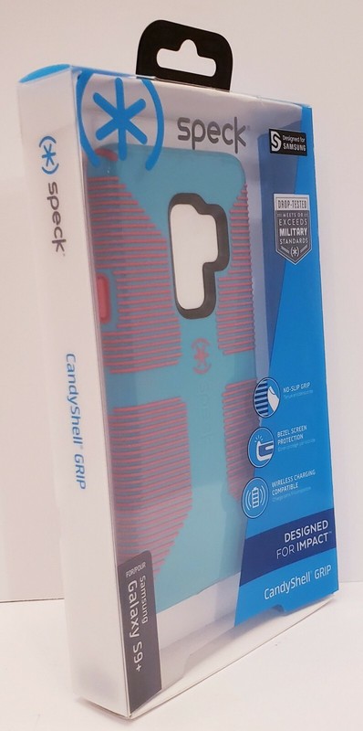 Samsung Galaxy S9+ Speck Candyshell Grip/ Color-Caribbean Blue/ Bubblegum Pink gallery