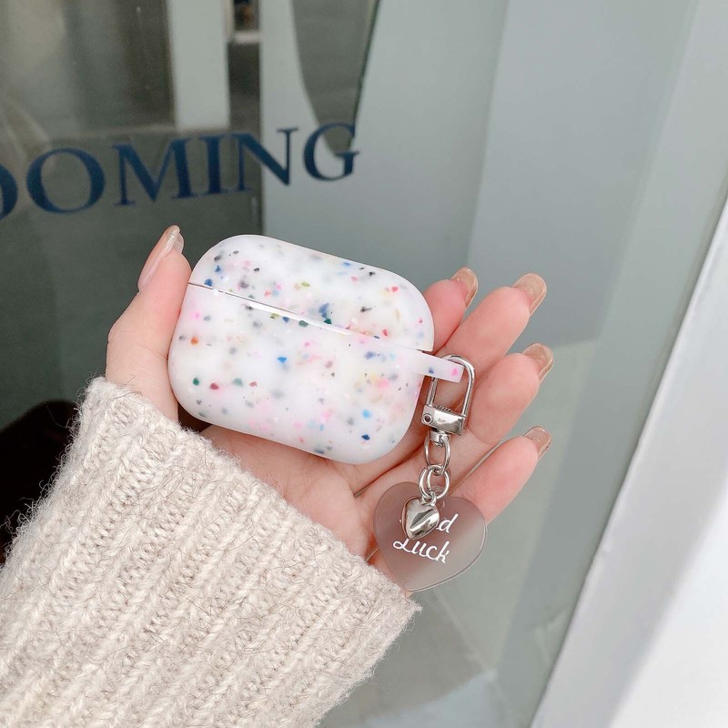 Noctilucent Silicone Earphone Cover w/ Keychain For Airpods 4th Gen/Pro 2nd Gen