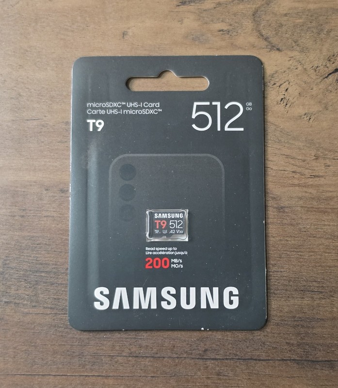 Samsung T9 512GB MicroSDXC 1 Class 10 UHS-I U3 A2 V30 Memory Card - NEW