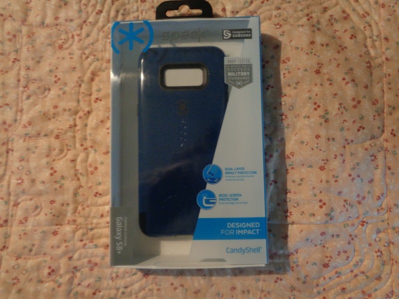 Genuine Speck Candy Shell Case for Samsung Galaxy S8+ Midnight Blue/Grey