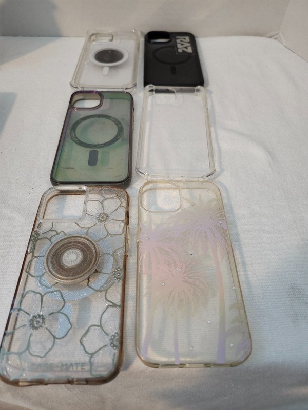 apple i phone cases 1-15, 13,14’s lot of 9