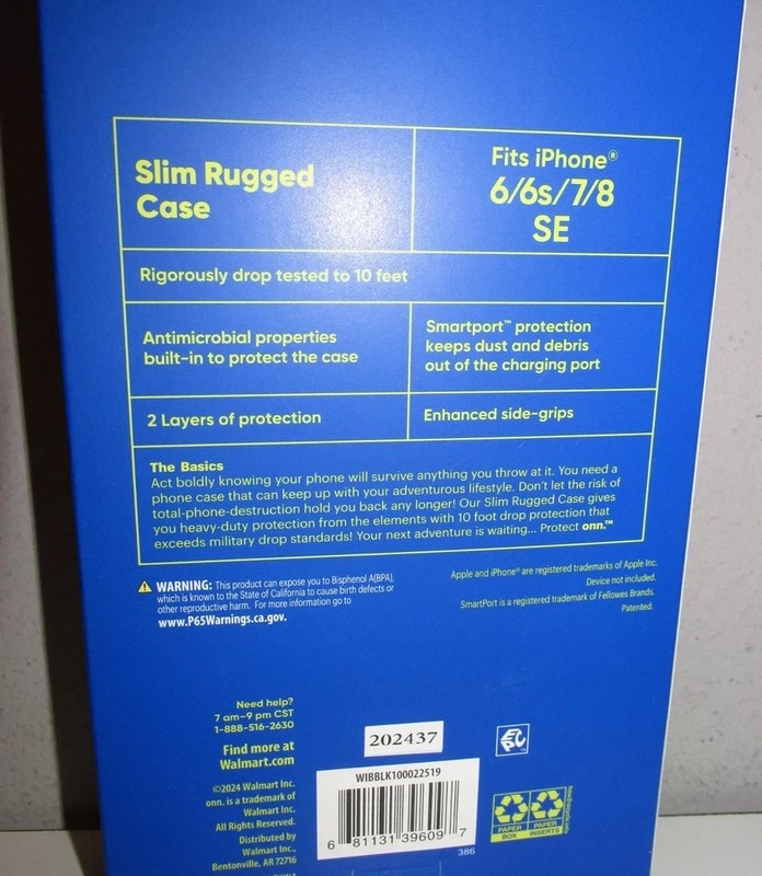 Protect Onn Rugged Case for iPhone 6/6S/7/8/SE 10 inch - BRAND NEW IN BOX gallery