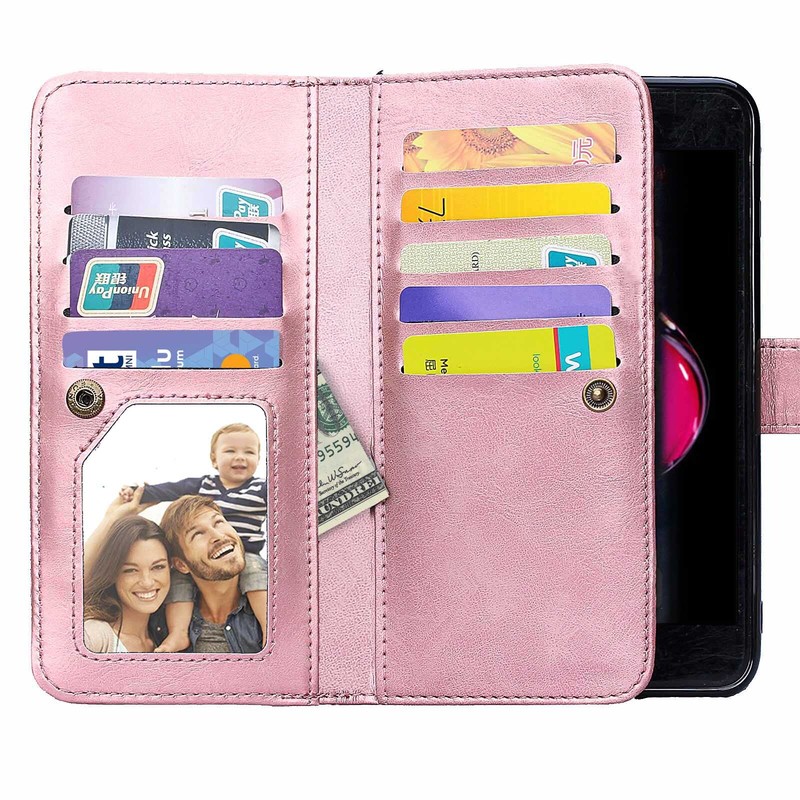 For Apple iPhone SE 3rd [Magnetic Closure] Flip PU Leather Case with Card Slots gallery