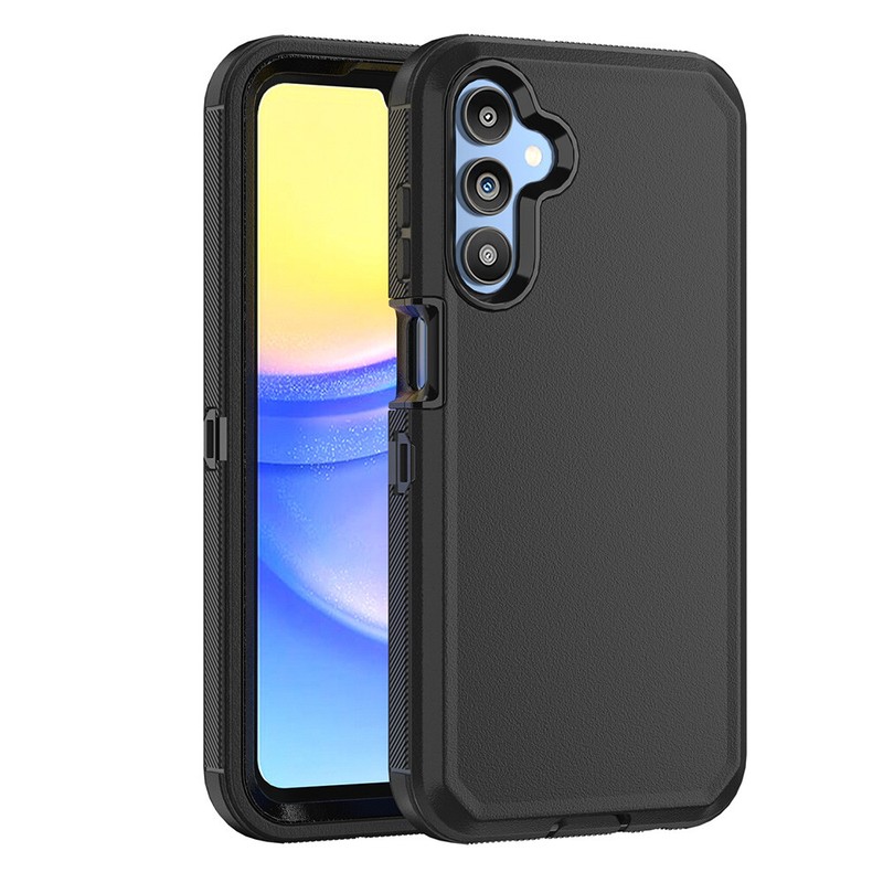 For Samsung Galaxy A15 5G Case Phone Cover Belt clip Shockproof + Tempered Glass