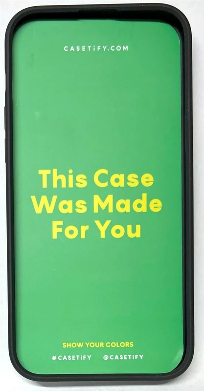 CASETiFY Mirror MagSafe Case for iPhone 15 Plus/14 Plus - Silver /w Black Bumper gallery