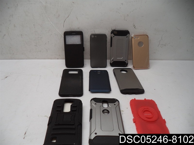 Qty= 10: Various Cell Phone Cases, Lot 9, See Descriptions