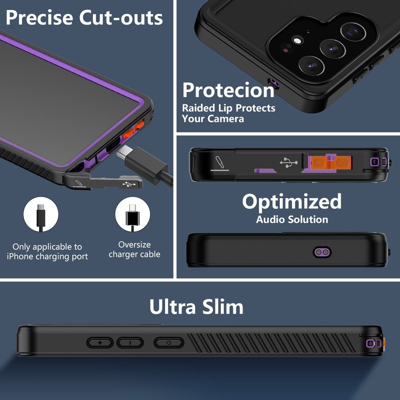 Life Waterproof Shock Dust Proof Case For Samsung Galaxy S25 Ultra S25 Plus S25 gallery