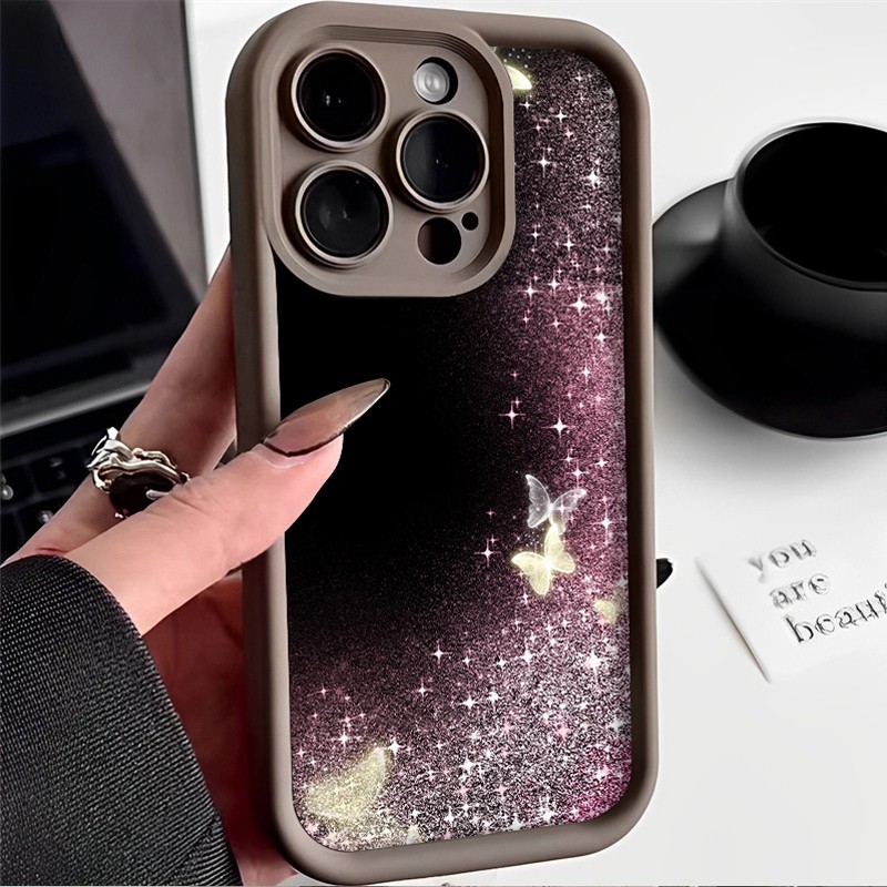 Starry Sky Butterfly Case For Motorola E13/E14/E15/G15/G84/G85/G86 Phone Cover gallery