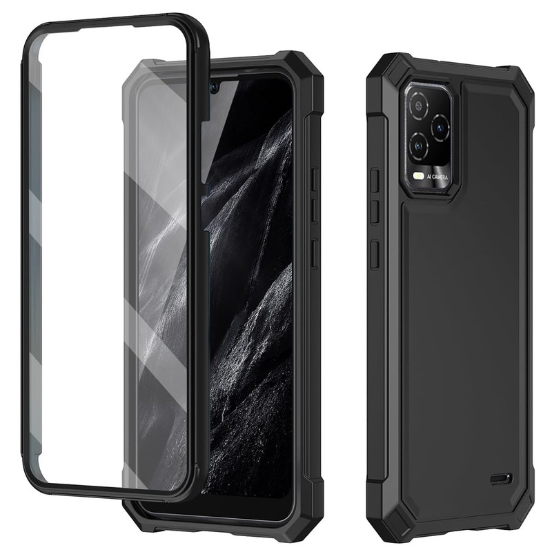 TJS Compatible for BLU View 5 Pro B170D Case, with [Built-in Screen Black gallery